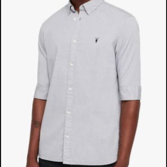 All Saints Redondo Half Sleeve Shirt - Picture 6 of 6